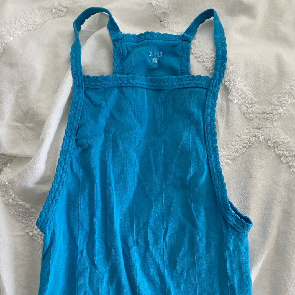 Out From Under Scalloped Halter Tank